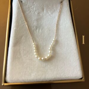 Petite pearl necklace was handed down, but not something I would wear.